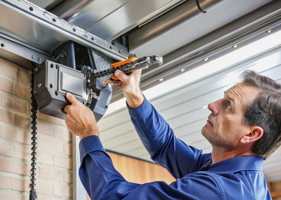 Garage-door work by D&G Garage Doors & Openers in Mason City, IA