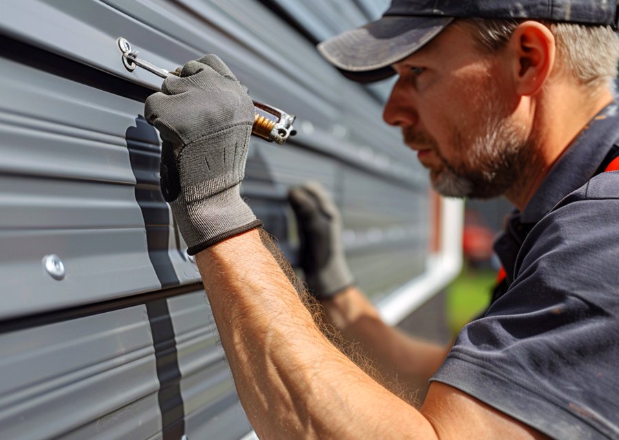 Garage-door work by Collins Garage Door Repair Co in Hollywood, FL