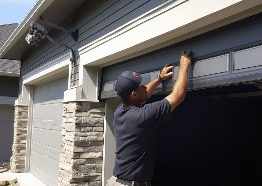 Garage-door work by Midstar Garage Doors in Union, NJ