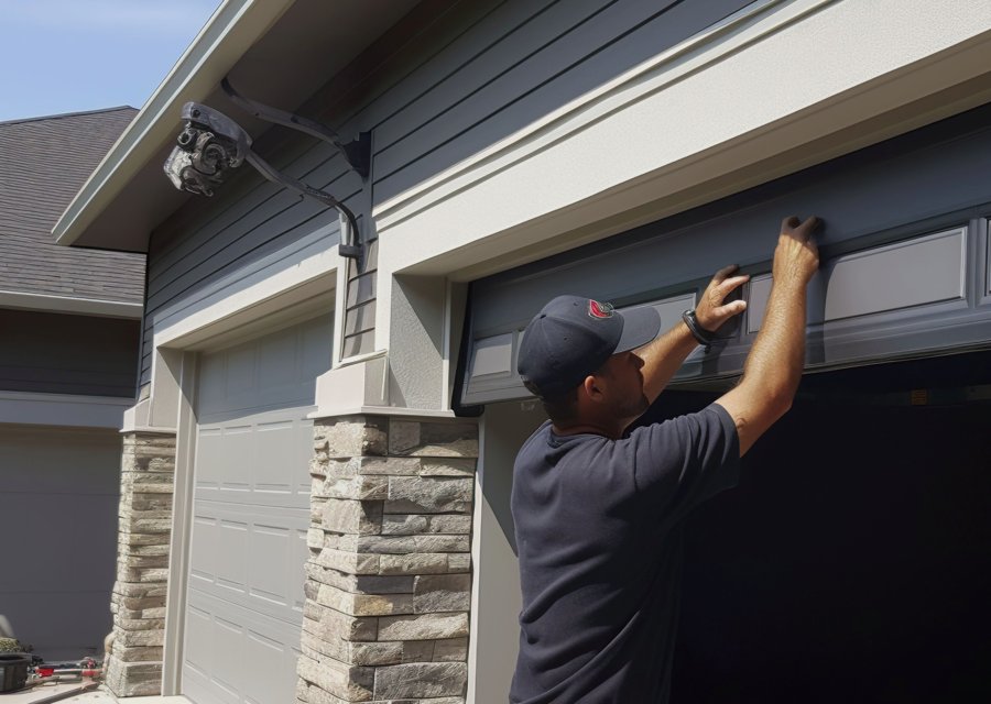 Garage-door work by Greg's Garage Door Service in Urbancrest, OH