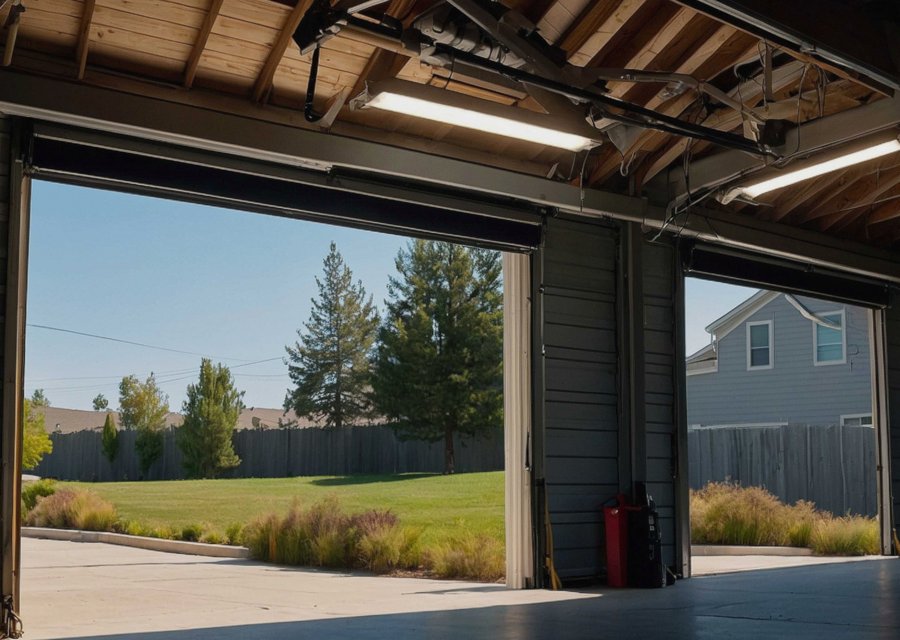 Garage-door work by Helmuth Garage Door Co. in Westerville, OH