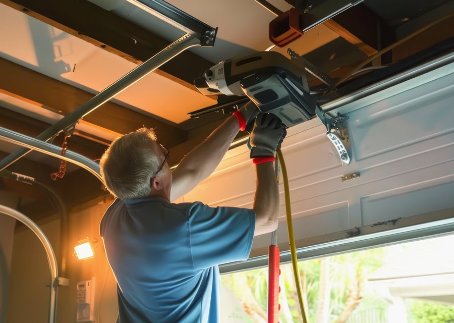 Garage-door work by On Time Garage Door Repair in Akron, OH