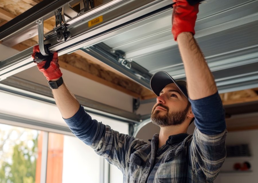 Garage-door work by Driftless Garage Doors in Oskaloosa, IA