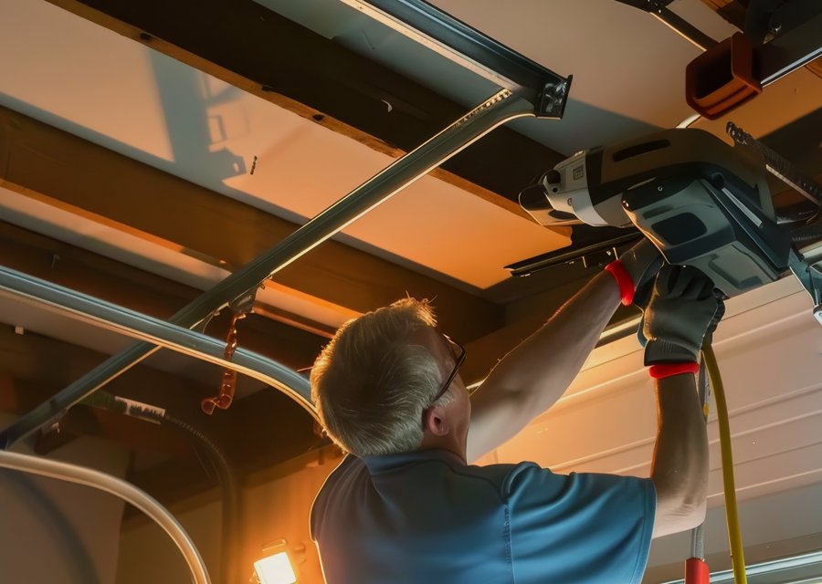 Garage-door work by J&M Garage Door Repair in Orlando, FL