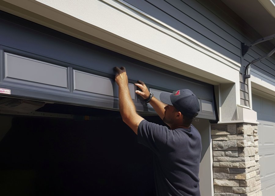 Garage-door work by Beker Garage Door Repair in Kaukauna, WI